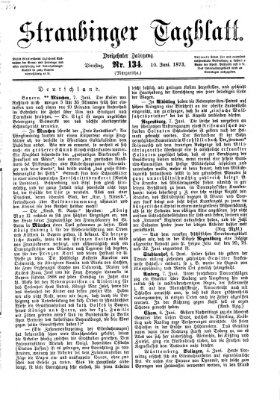 Straubinger Tagblatt Dienstag 10. Juni 1873