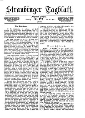 Straubinger Tagblatt Samstag 26. Juli 1873