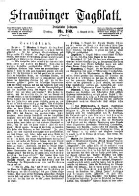 Straubinger Tagblatt Dienstag 5. August 1873