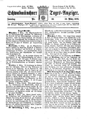 Schwabmünchner Tages-Anzeiger Sonntag 10. März 1872