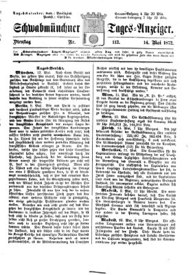 Schwabmünchner Tages-Anzeiger Dienstag 14. Mai 1872