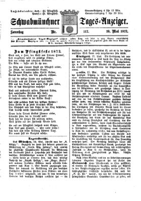 Schwabmünchner Tages-Anzeiger Sonntag 19. Mai 1872