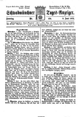 Schwabmünchner Tages-Anzeiger Sonntag 9. Juni 1872