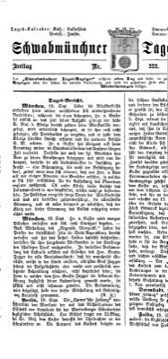 Schwabmünchner Tages-Anzeiger Freitag 20. September 1872