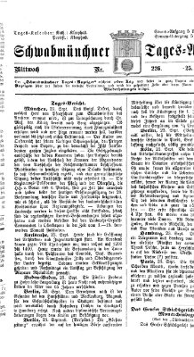 Schwabmünchner Tages-Anzeiger Mittwoch 25. September 1872