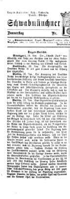 Schwabmünchner Tages-Anzeiger Donnerstag 28. November 1872