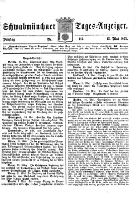 Schwabmünchner Tages-Anzeiger Dienstag 13. Mai 1873