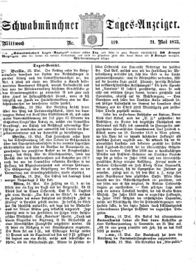 Schwabmünchner Tages-Anzeiger Mittwoch 21. Mai 1873