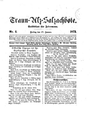 Traun-Alz-Salzachbote Freitag 17. Januar 1873