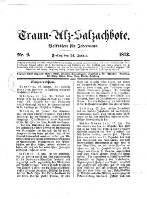 Traun-Alz-Salzachbote Freitag 24. Januar 1873