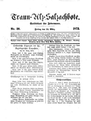 Traun-Alz-Salzachbote Freitag 14. März 1873