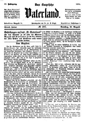 Das bayerische Vaterland Samstag 19. August 1871