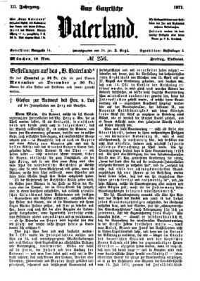 Das bayerische Vaterland Freitag 10. November 1871