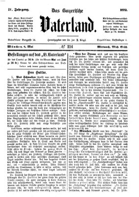 Das bayerische Vaterland Mittwoch 8. Mai 1872