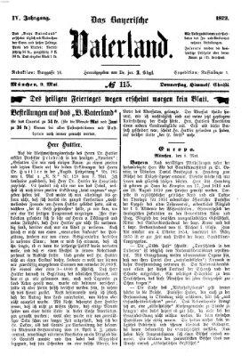 Das bayerische Vaterland Donnerstag 9. Mai 1872