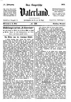 Das bayerische Vaterland Samstag 11. Mai 1872