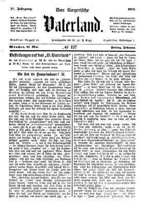 Das bayerische Vaterland Freitag 24. Mai 1872