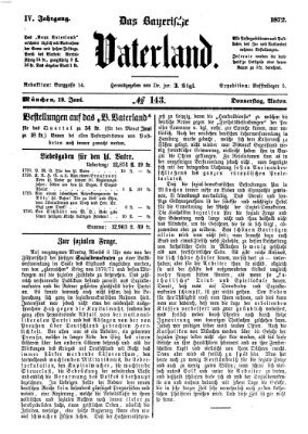 Das bayerische Vaterland Donnerstag 13. Juni 1872