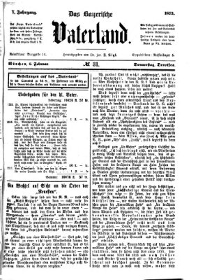 Das bayerische Vaterland Donnerstag 6. Februar 1873