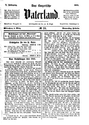 Das bayerische Vaterland Donnerstag 6. März 1873