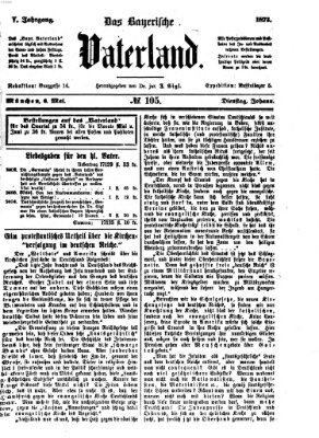 Das bayerische Vaterland Dienstag 6. Mai 1873