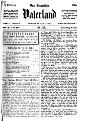 Das bayerische Vaterland Donnerstag 10. Juli 1873