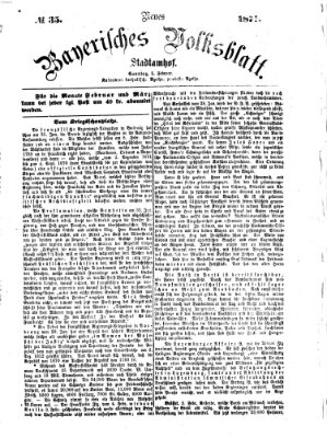 Neues bayerisches Volksblatt Sonntag 5. Februar 1871