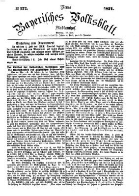 Neues bayerisches Volksblatt Montag 26. Juni 1871