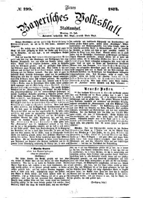 Neues bayerisches Volksblatt Montag 22. Juli 1872