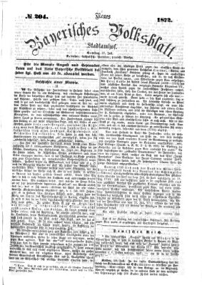 Neues bayerisches Volksblatt Samstag 27. Juli 1872