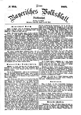 Neues bayerisches Volksblatt Freitag 16. August 1872