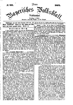 Neues bayerisches Volksblatt Dienstag 8. Oktober 1872