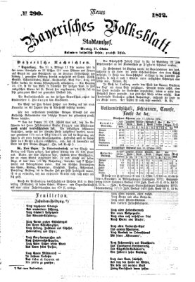 Neues bayerisches Volksblatt Montag 21. Oktober 1872