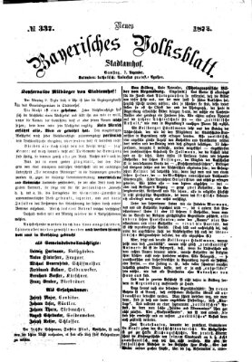 Neues bayerisches Volksblatt Samstag 7. Dezember 1872