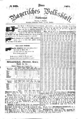 Neues bayerisches Volksblatt Montag 9. Dezember 1872