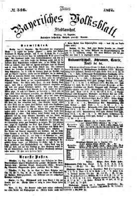 Neues bayerisches Volksblatt Montag 16. Dezember 1872