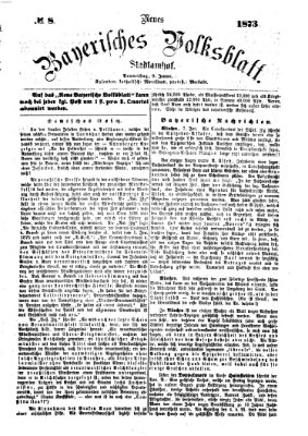 Neues bayerisches Volksblatt Donnerstag 9. Januar 1873