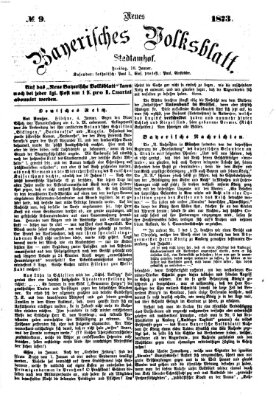 Neues bayerisches Volksblatt Freitag 10. Januar 1873