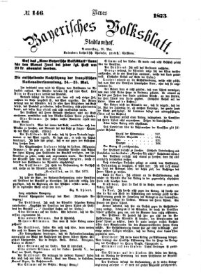 Neues bayerisches Volksblatt Donnerstag 29. Mai 1873