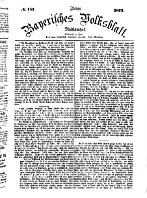 Neues bayerisches Volksblatt Mittwoch 4. Juni 1873