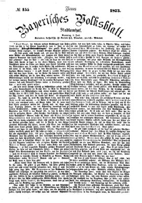 Neues bayerisches Volksblatt Sonntag 8. Juni 1873