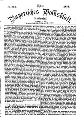 Neues bayerisches Volksblatt Dienstag 17. Juni 1873