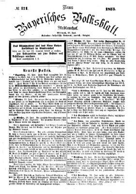 Neues bayerisches Volksblatt Mittwoch 25. Juni 1873