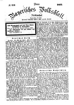 Neues bayerisches Volksblatt Donnerstag 26. Juni 1873