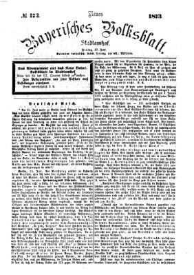 Neues bayerisches Volksblatt Freitag 27. Juni 1873