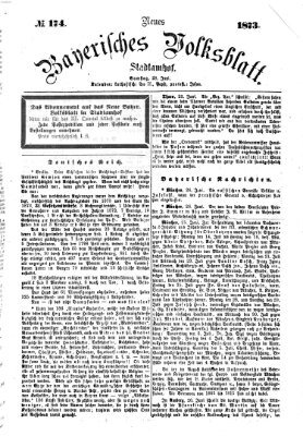 Neues bayerisches Volksblatt Samstag 28. Juni 1873