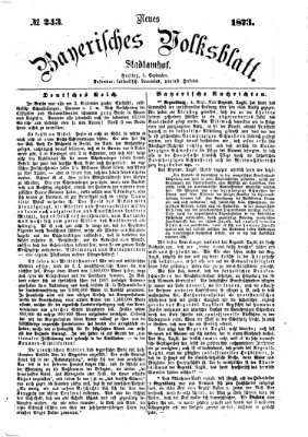 Neues bayerisches Volksblatt Freitag 5. September 1873