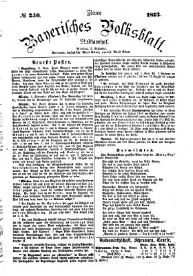 Neues bayerisches Volksblatt Montag 8. September 1873