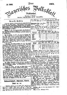 Neues bayerisches Volksblatt Sonntag 2. November 1873