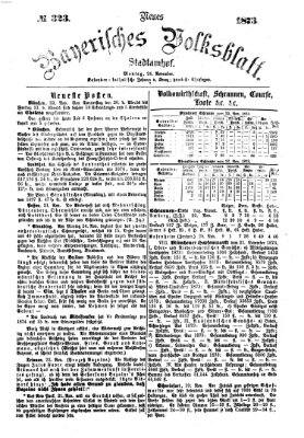 Neues bayerisches Volksblatt Montag 24. November 1873